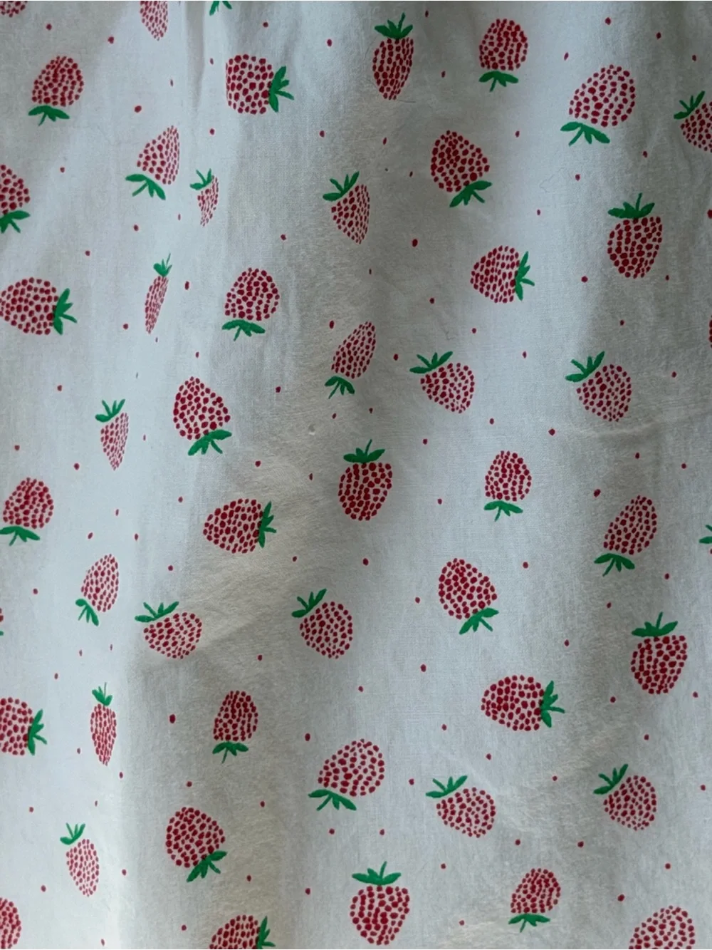 ZARA Baby 3-4Y Strawberry Print Ruffle Tie Strap Lined Summer Top